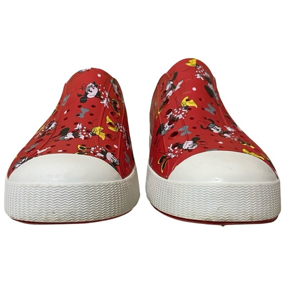Native Disney Minnie Mouse Red & White Slip Ons - Picture 3 of 10